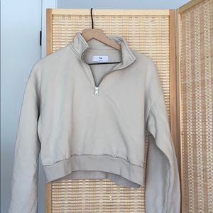 Aritzia TNA quarter zip fleece